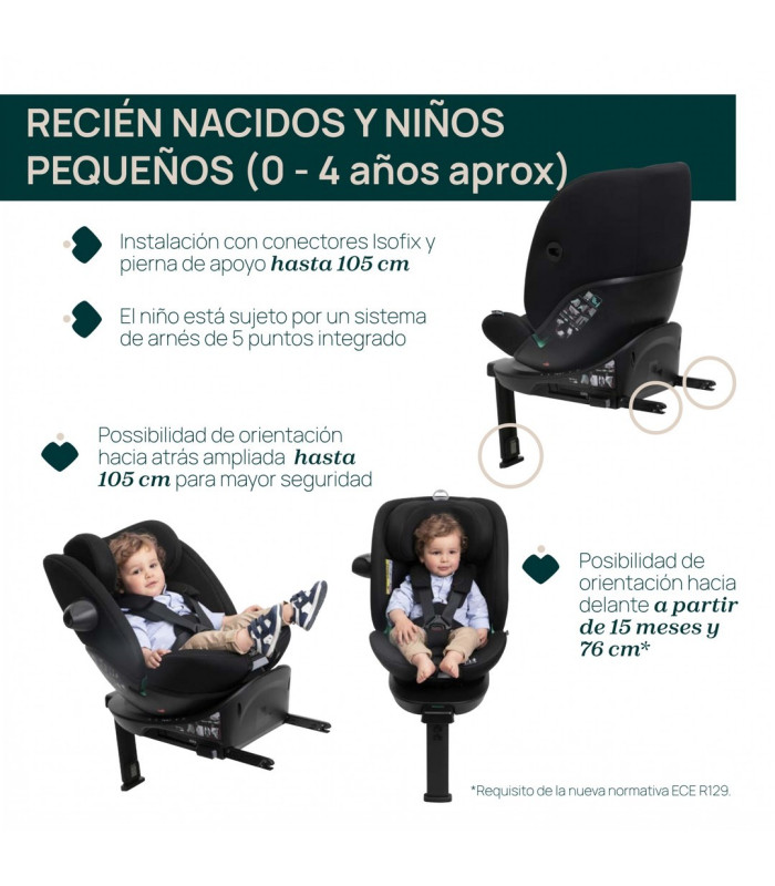 Chicco EverOne i-Size — Silla giratoria 0-12 