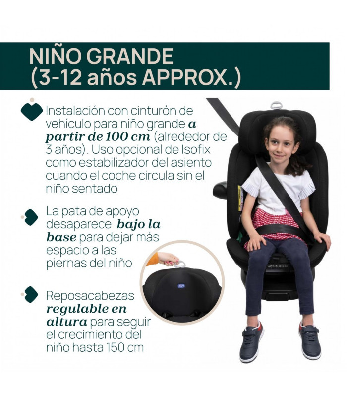 Chicco EverOne i-Size — Silla giratoria 0-12 