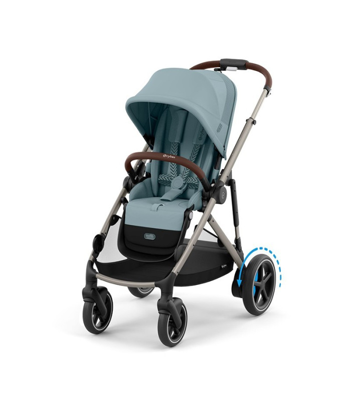 Dúo Cybex e-Gazelle S eléctrico gemelar + capazo | Nenelandia