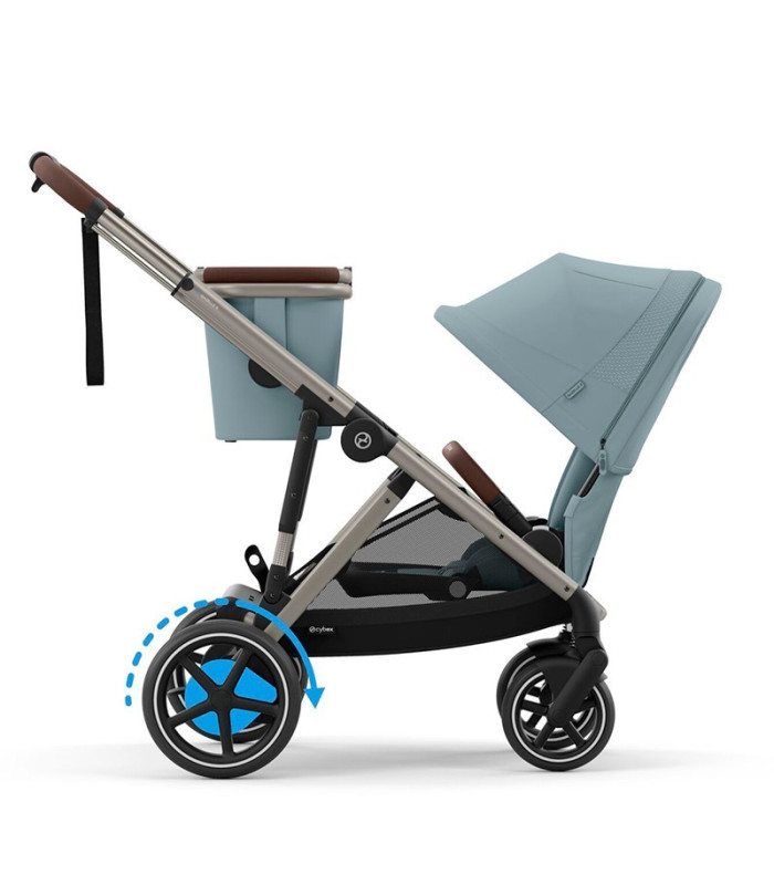 Dúo Cybex e-Gazelle S eléctrico gemelar + capazo | Nenelandia