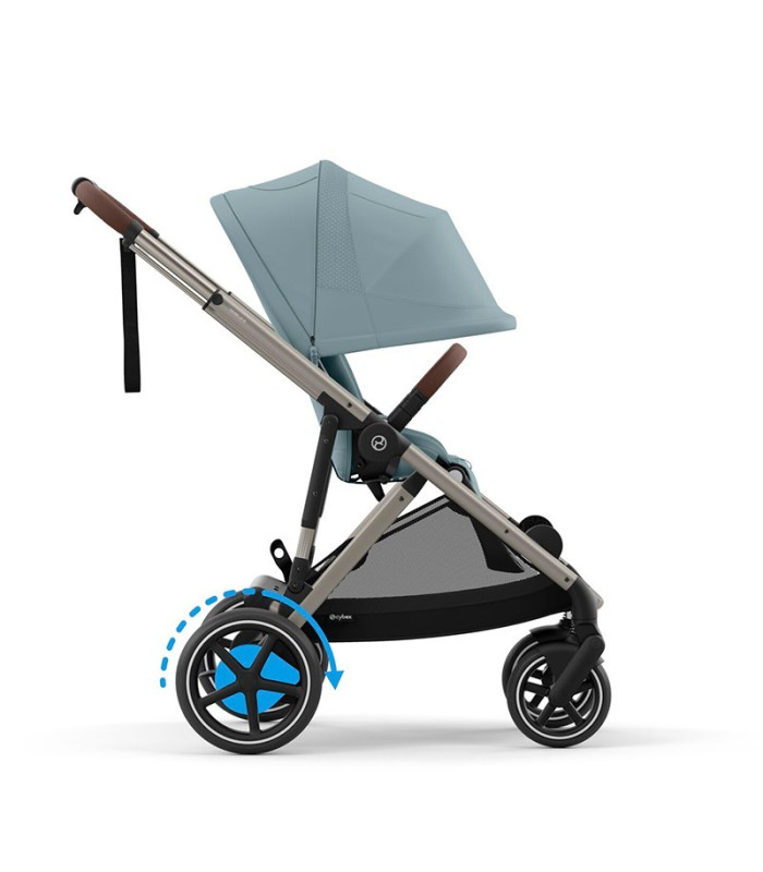 Dúo Cybex e-Gazelle S eléctrico gemelar + capazo | Nenelandia