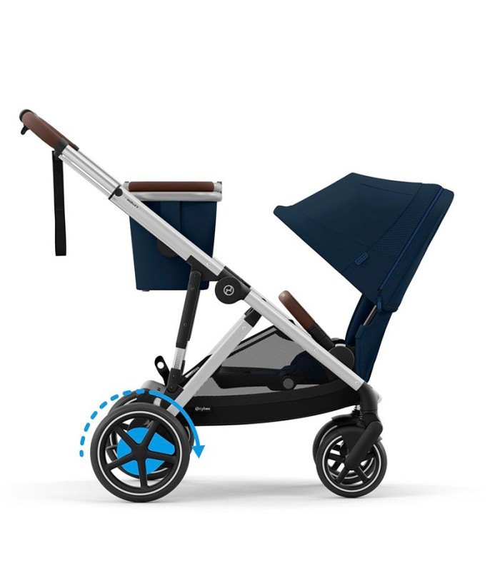 Dúo Cybex e-Gazelle S eléctrico gemelar + capazo | Nenelandia