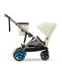 Dúo Cybex e-Gazelle S eléctrico gemelar + capazo | Nenelandia