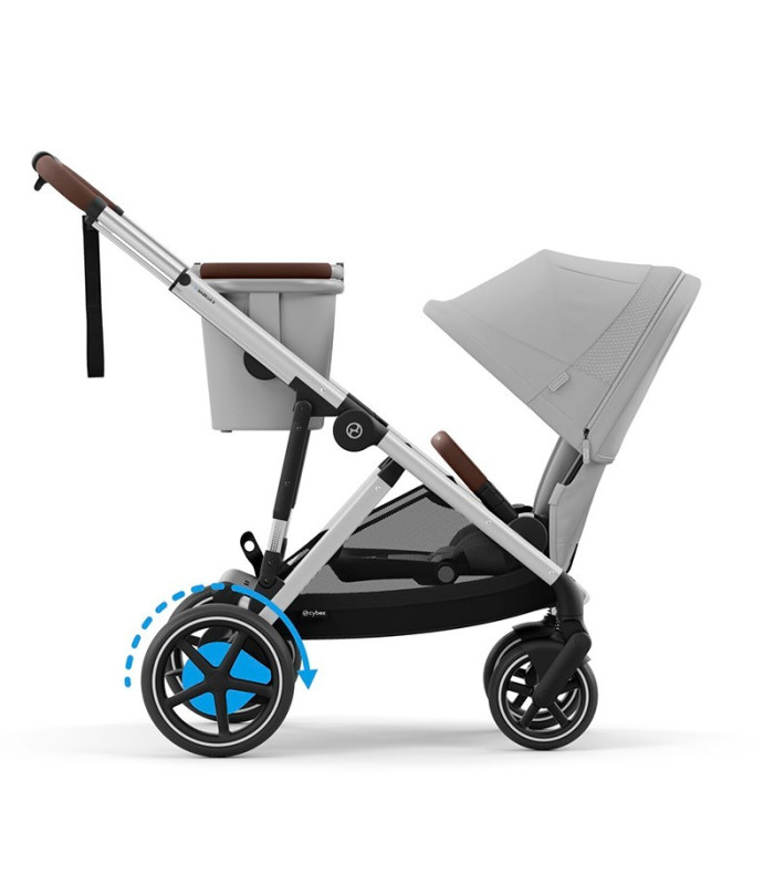 Dúo Cybex e-Gazelle S eléctrico gemelar + capazo | Nenelandia
