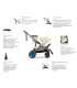Dúo Cybex e-Gazelle S eléctrico gemelar + capazo | Nenelandia