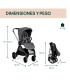 Carro de bebé Chicco Bellagio 2 piezas | Silla + Capazo Flexi | Nenelandia
