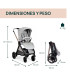 Carro de bebé Chicco Bellagio 2 piezas | Silla + Capazo Flexi | Nenelandia