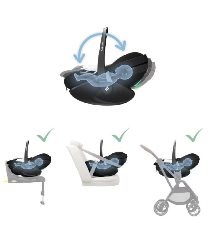 Pack Fame + Pebble 360 Pro² + Base | Travel System Maxi-Cosi | Nenelandia
