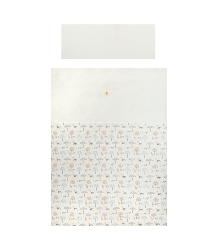 Funda nordica cuna + Funda almohada Tanzania | Nenelandia