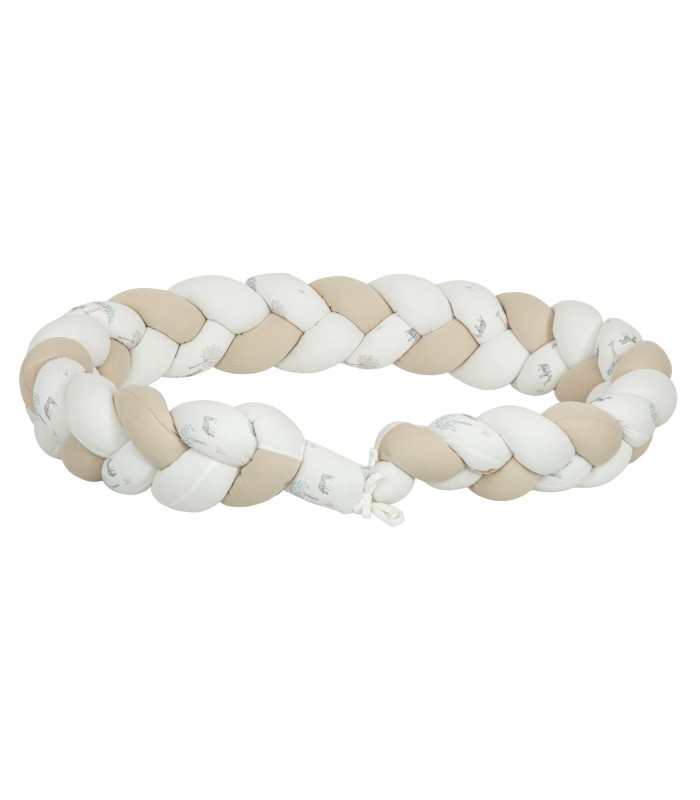 Protector de cuna trenza Tanzania · Bimbidreams | Nenelandia