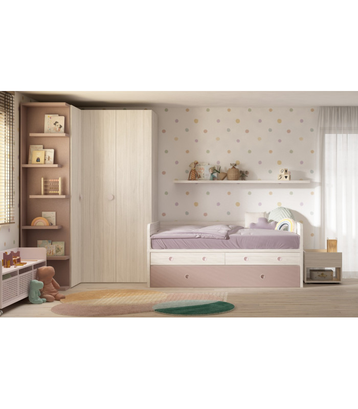 Cuna Convertible Ros 140x70 Compact