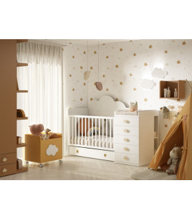 Cuna Convertible Ros 120x60 Elite plus