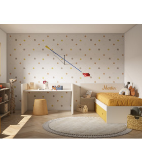 Cuna Convertible Ros 140x70 Nano