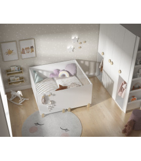 Cuna Convertible Ros 140x70 Duo plus