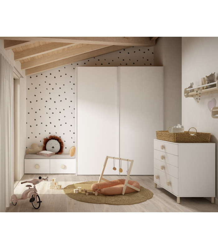 Habitación Cuna de 120x60 Ros Fold