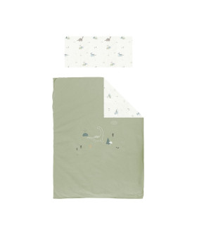 Funda nordica cuna + Funda almohada Trex · Bimbidreams