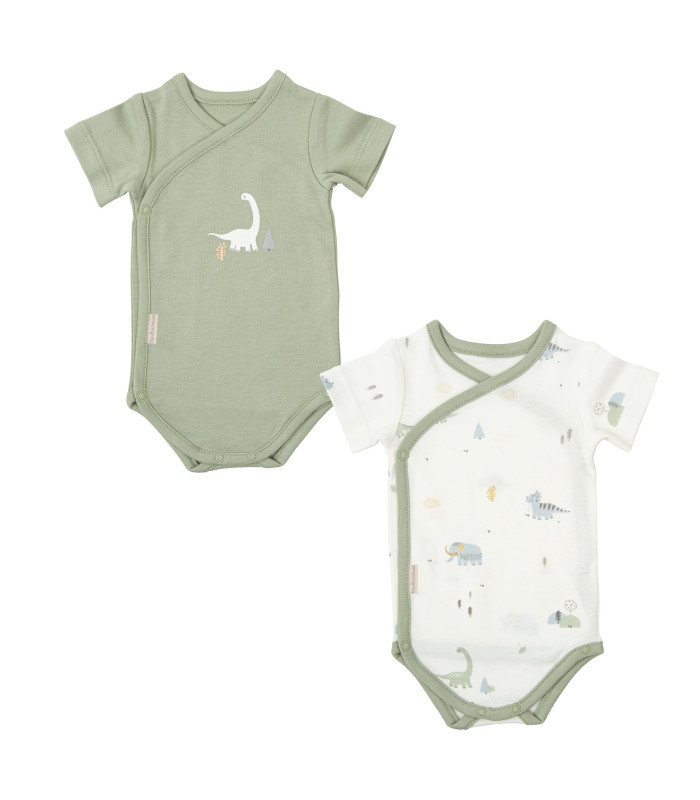 Body bebé manga corta pack 2 0-1 Mes Trex · Bimbidreams
