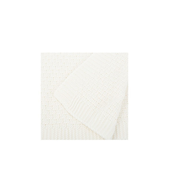 Toquilla Tricot 75X90 Bambu Bam 01 Blanco