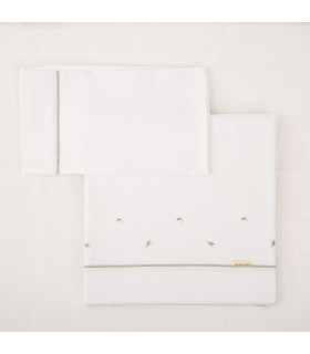 Juego 3 Piezas Sábanas Algodón 100% 50X80/90 Cornelia