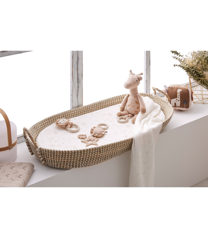 Sábana bajera + Secababas Capazo Noé · Bimbidreams