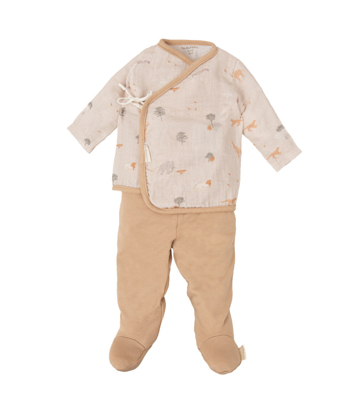 Conjunto jubón y polaina 1-3 Meses Noé · Bimbidreams