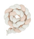 Protector de cuna trenza Monet B|Rosa 200 cm