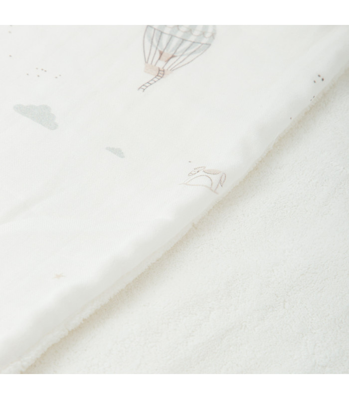Manta Microfibra Dots Blue Sky · Bimbidreams