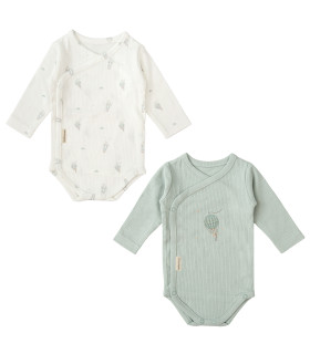 Body bebé manga larga pack 2 0-1 Mes Blue Sky · Bimbidreams