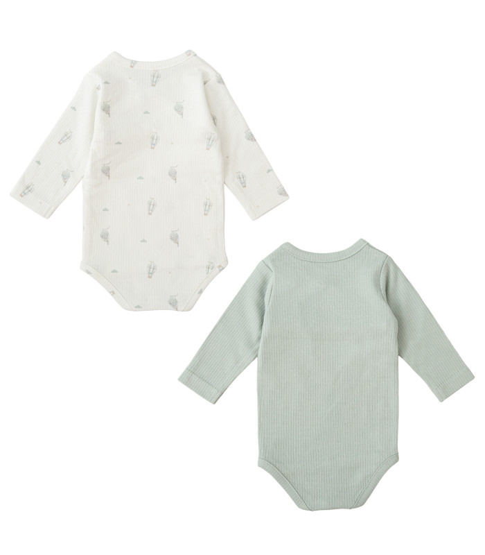 Body bebé manga larga pack 2 0-1 Mes Blue Sky · Bimbidreams