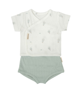 Set Jubón y ranita 1-3 Meses Blue Sky · Bimbidreams