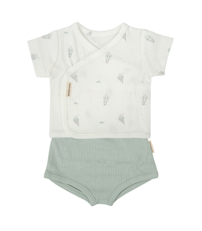 Set Jubón y ranita 1-3 Meses Blue Sky · Bimbidreams