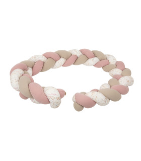 Protector de cuna trenza Niza 230 cm · Bimbidreams