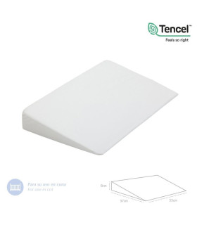Almohada Confort Cuna 55X37X8.5 Cm Liso E Blanco