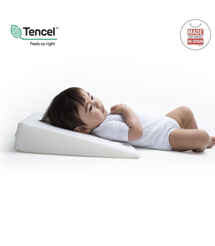 Almohada Confort Cuna 55X37X8.5 Cm Liso E Blanco