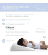 Almohada Confort Cuna 55X37X8.5 Cm Liso E Blanco