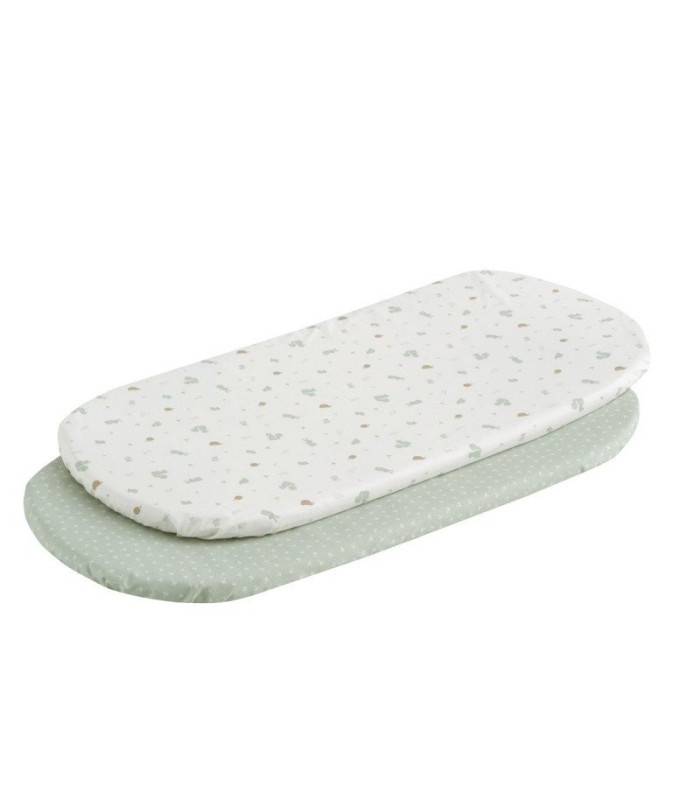 Bajera Moises/Carro Pack 2 Ud. 35X80X7 Cm Ardi Verde