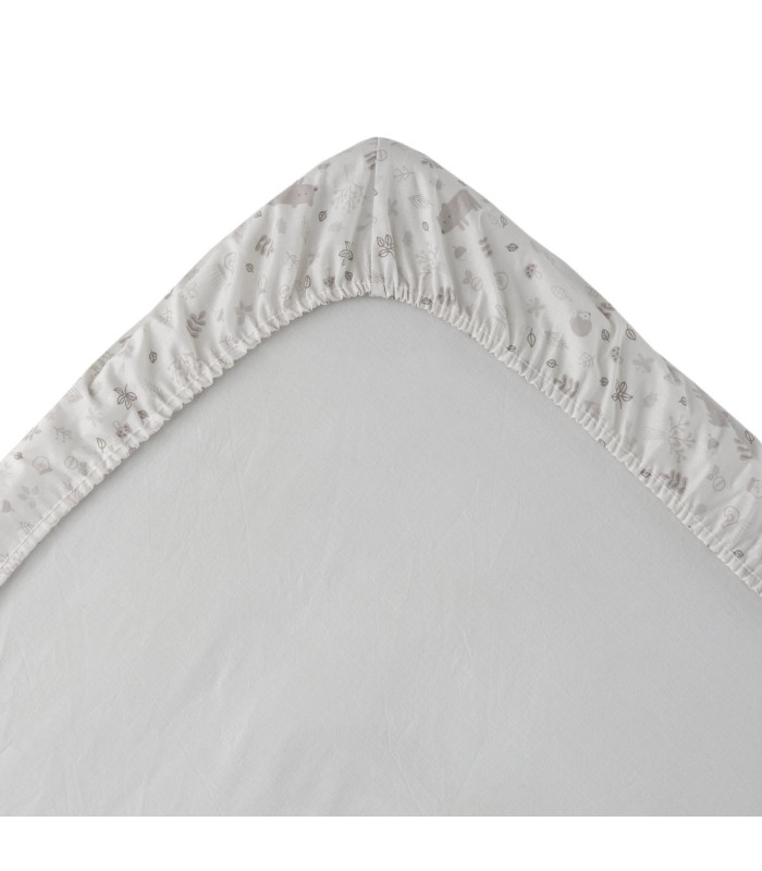 Bajera Cuna 60 Pack 2 Uds. 60X120X17 Cm Abete Beige