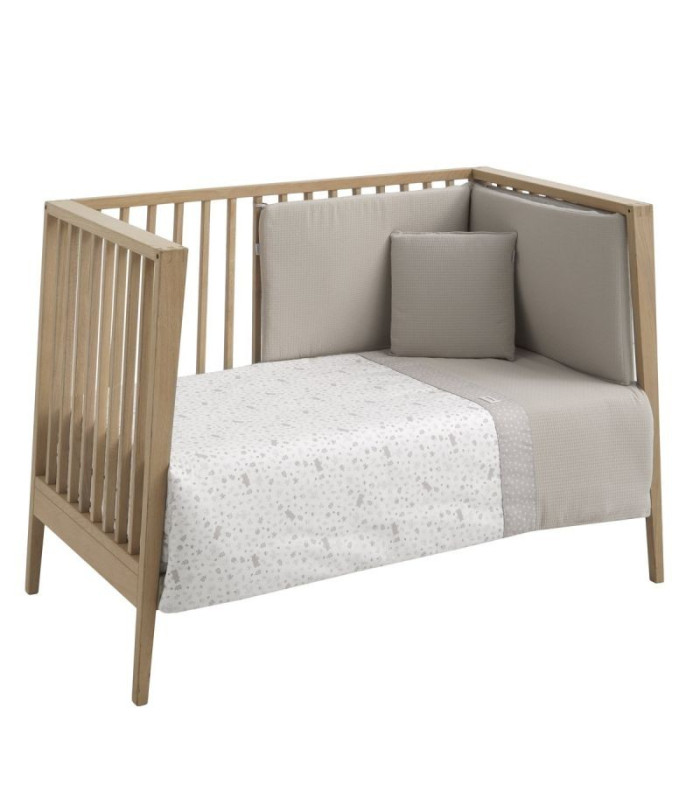 Jgo 2 Pcs.F.Nordica Cuna 70 Abete Beige 110X170X3 Cm