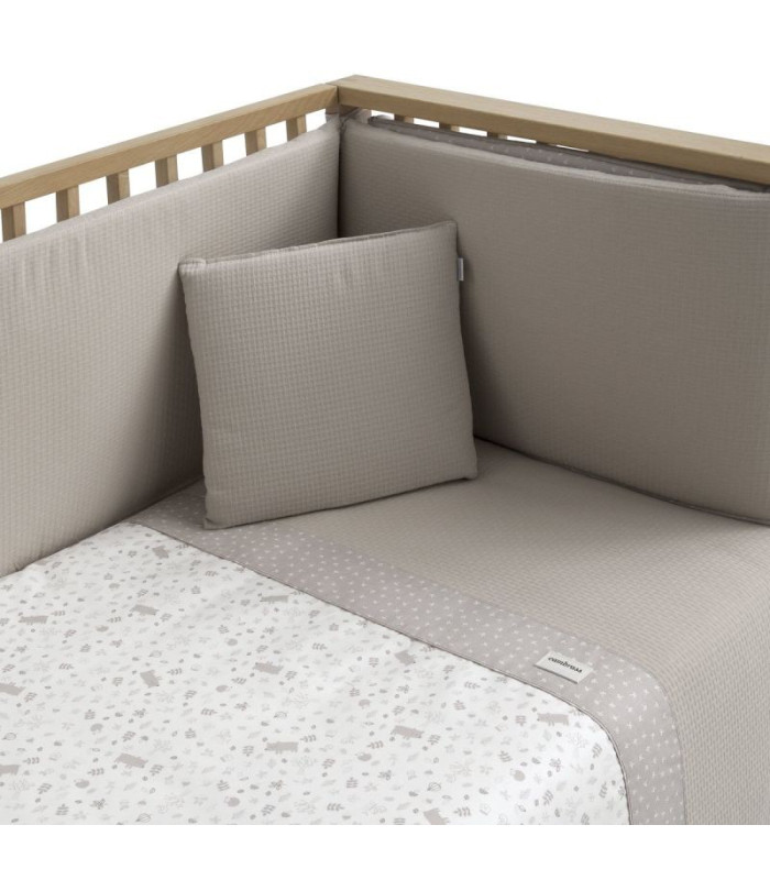 Jgo 2 Pcs.F.Nordica Cuna 70 Abete Beige 110X170X3 Cm