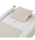 Minicuna Tijera Madera Lino Beige/Natural
