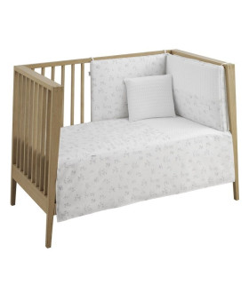 Jgo 2 Pcs.Colcha I-V. Cuna 60 Merlo Crudo 60X120X3 Cm