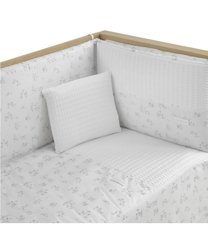 Jgo 2 Pcs.Colcha I-V. Cuna 60 Merlo Crudo 60X120X3 Cm