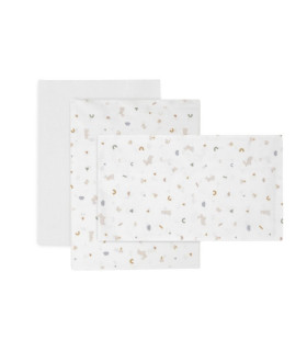 Sabana Cuna 3 Pcs (Cuna 60) 100X165X1 Cm Rabbit Beige