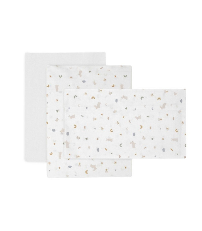Sabana Cuna 3 Pcs (Cuna 60) 100X165X1 Cm Rabbit Beige