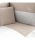 Jgo 2 Pcs.Colcha I-V. Cuna 60 Rabbit Beige 60X120X3 Cm