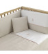 Cambrass Juego 2 Piezas Colcha Invierno-Verano Cuna 60 Lino Rosa Outlet