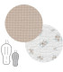 Colchoneta Silla Bugaboo Revers. Mini Pio Beige