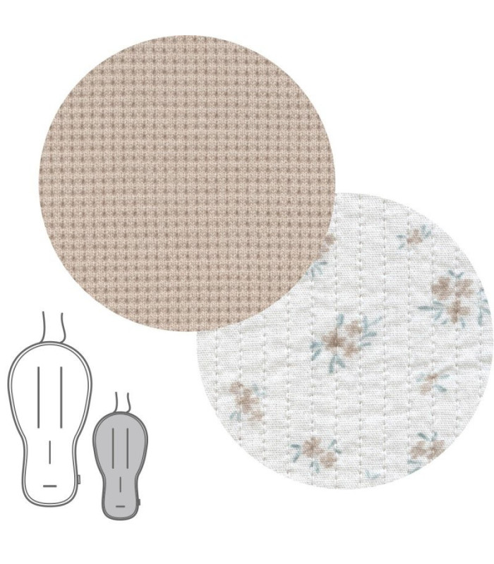 Colchoneta Silla Bugaboo Revers. Mini Pio Beige