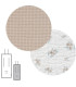 Colchoneta Silla Univ.Reversib Mini Pio Beige 30X80X1 Cm