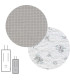 Colchoneta Silla Univ.Reversib Mini Pio Gris 30X80X1 Cm